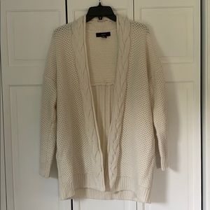 Long off-white sweater